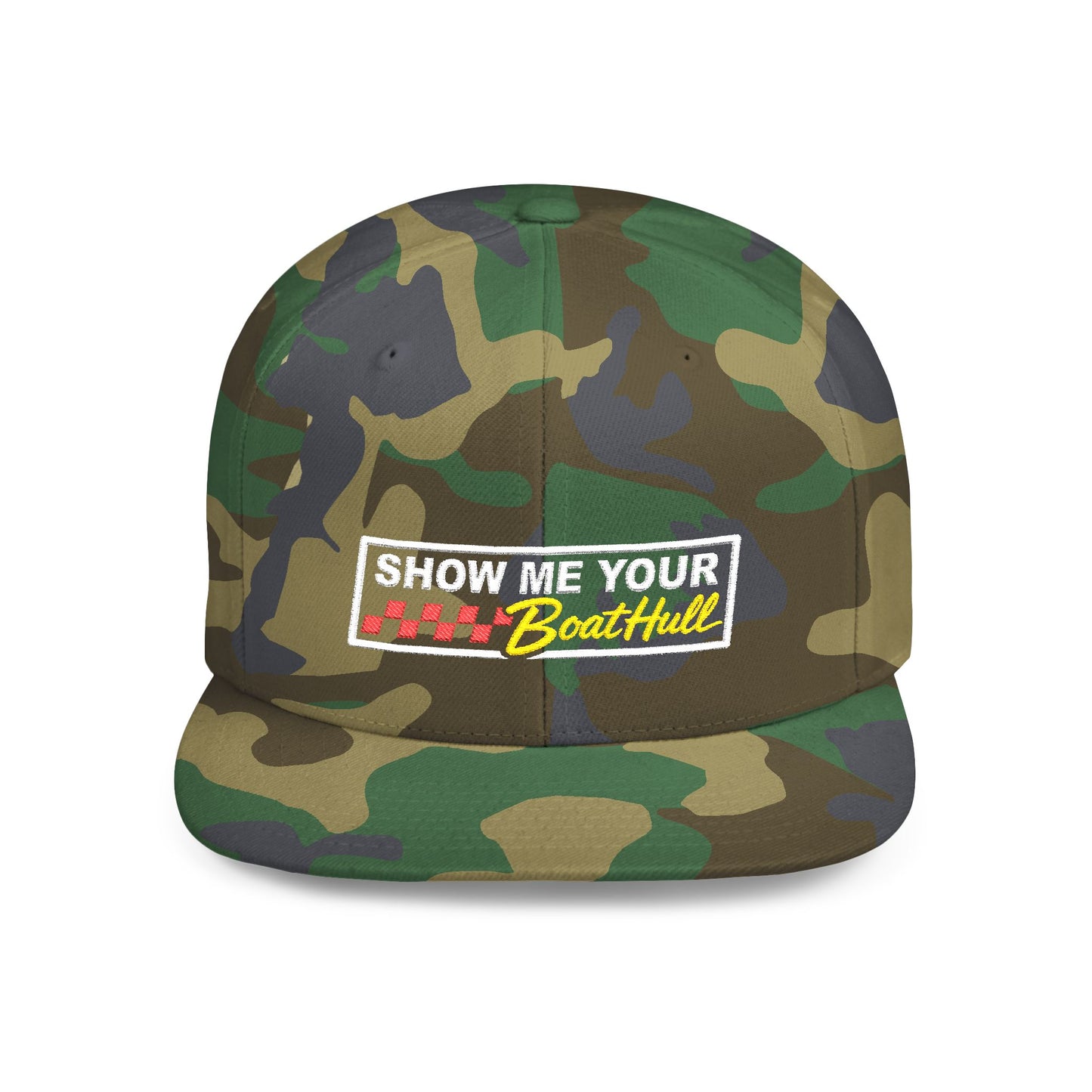 Show Me You BoatHull Checkers hat